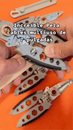 PINZA PELACABLE CON LLAVE EXAGONALES 037